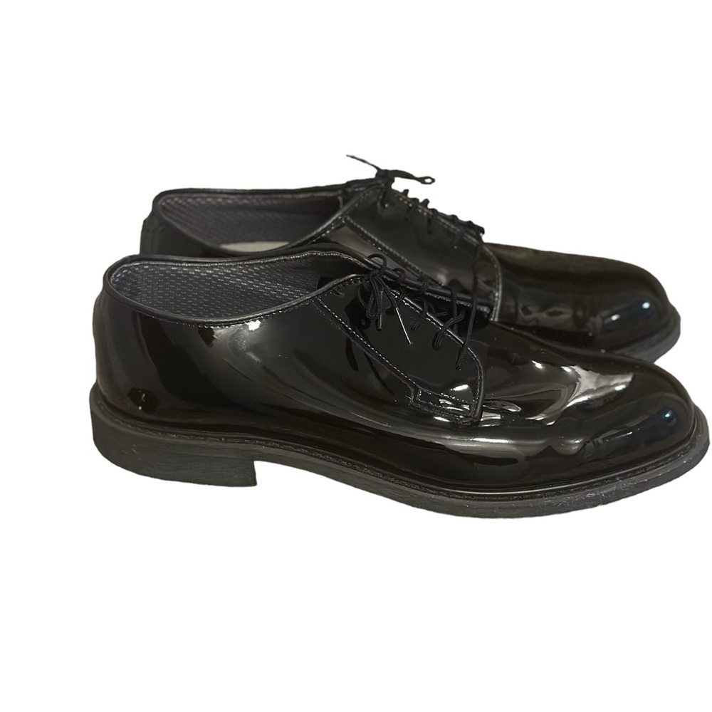 Altama Men’s Black Patent Leather Dress Shoes Size 11E - Picture 3 of 8